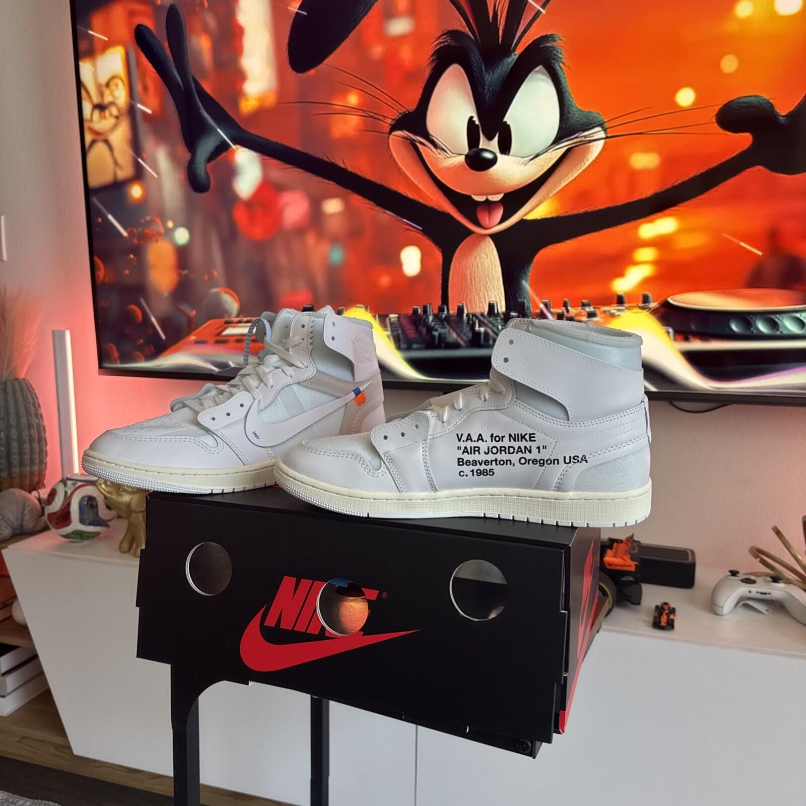 Nike Off-White x Air Jordan 1  Alaska V.A.A. Size 14