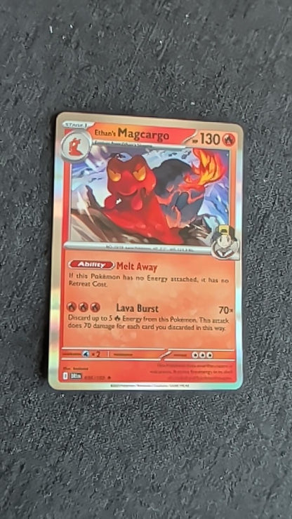 Ethan's Magcargo 036/182 Rare Prize Pack Series Cards Pokemon Near Mint