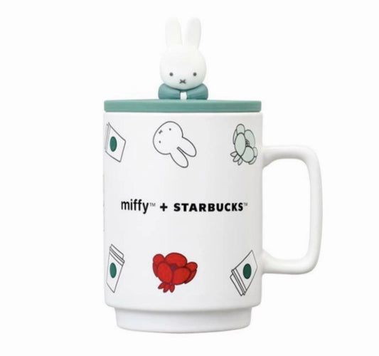 Starbucks Sanrio 2026 Forever Miffy Figurine Mug 355ml Cup Lid In Box NEW