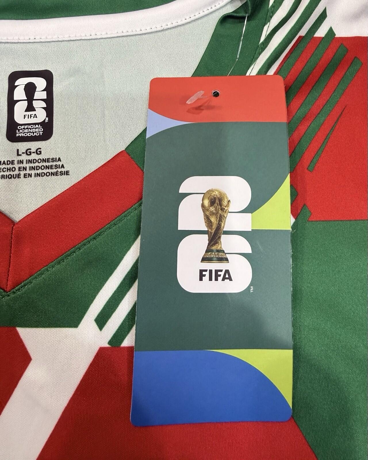 FIFA Mexico World Cup 2026 V Neck Jersey Tee Men’s Large