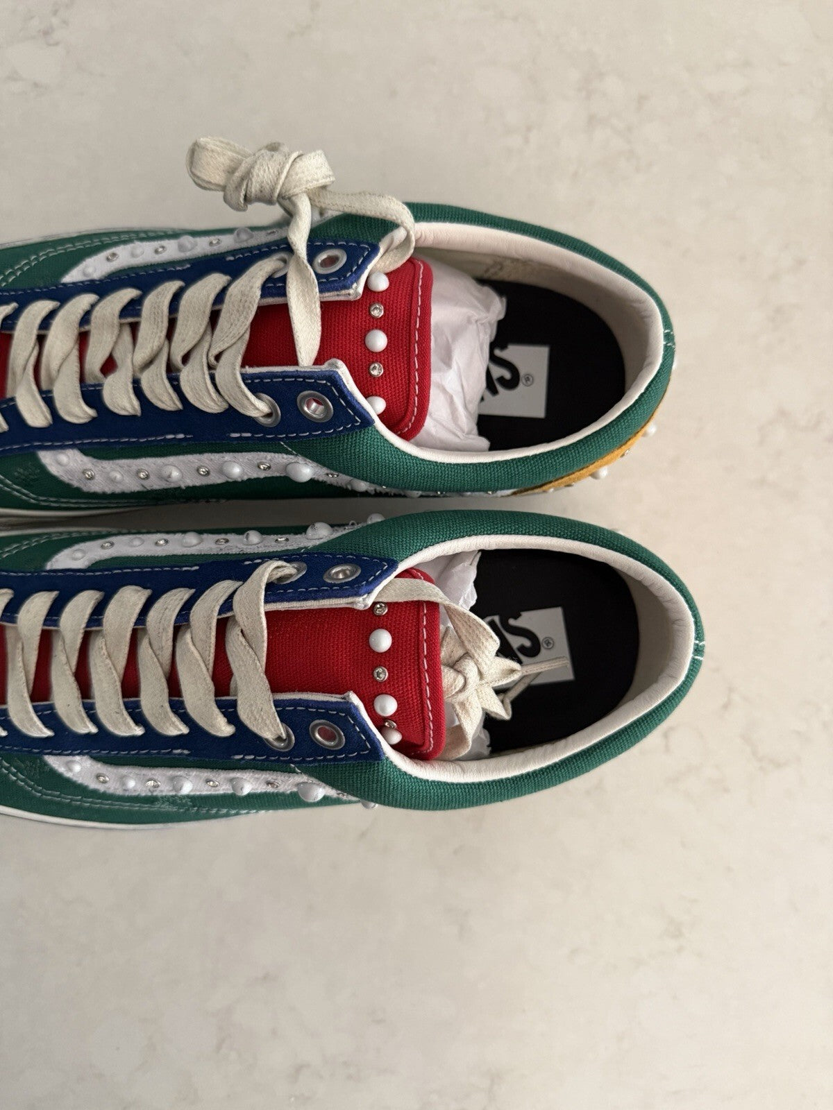 Size 9 Men Vans Premium OTW Old Skool 36 LX Pearlized Yacht Club Green New