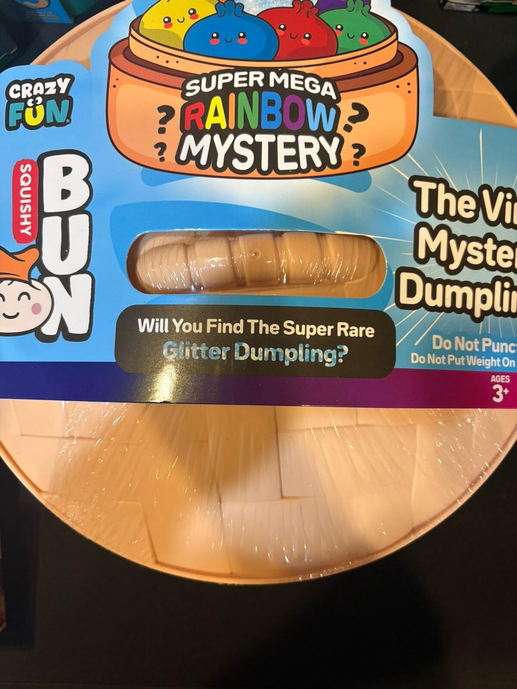 Super Mega Jumbo XL Viral Rainbow Mystery Squishy Dumpling Lot Of 2