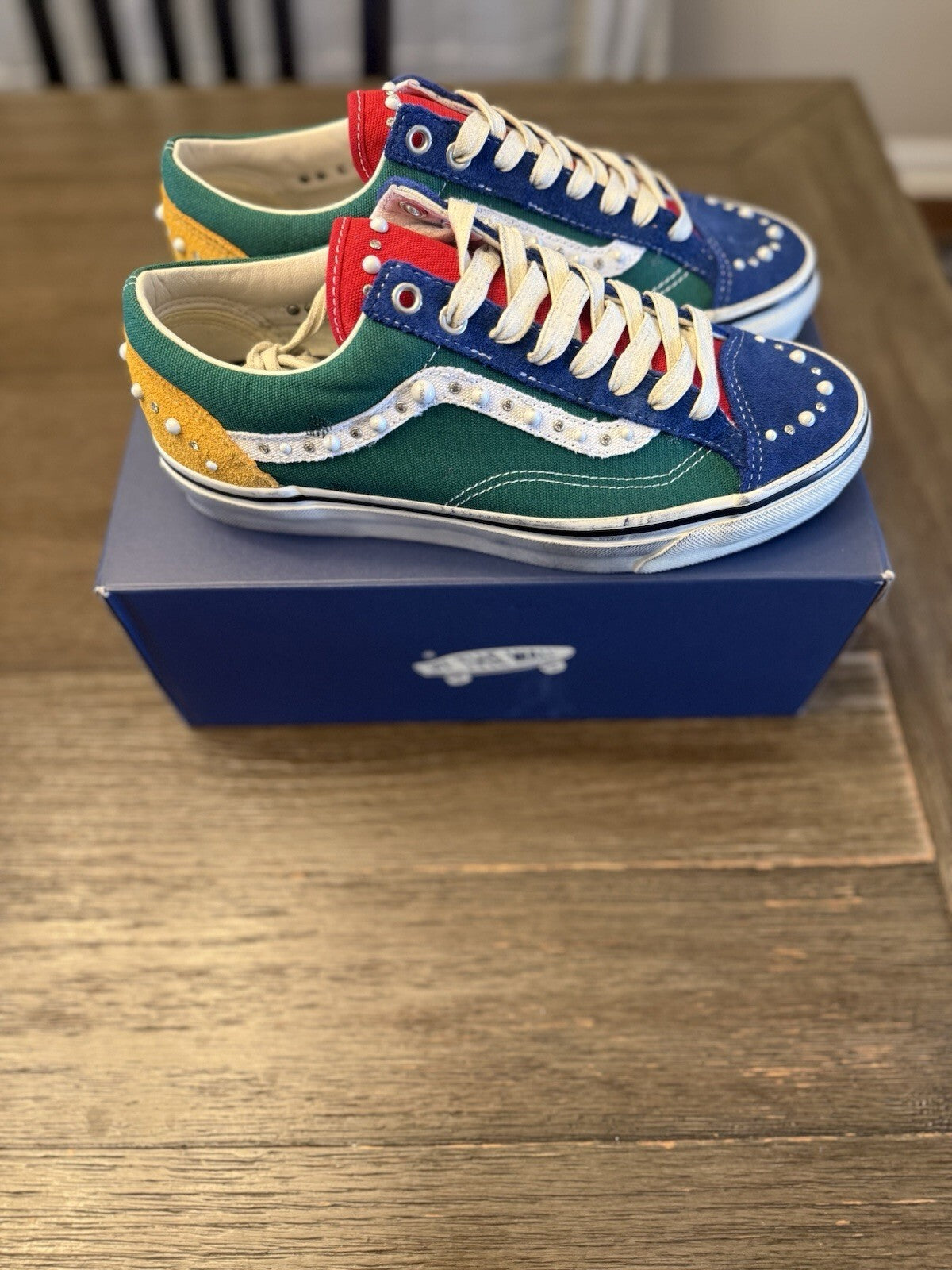 Vans Premium Old Skool 36 Pearlized Pack Yacht Club 8M/9.5W IN-HAND 🔥🔥