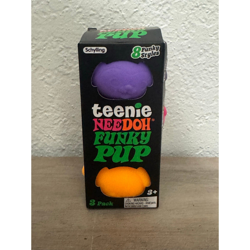 Schylling Teenie NeeDoh Funky Pups Squishy - 3 Pack [New][Sealed]