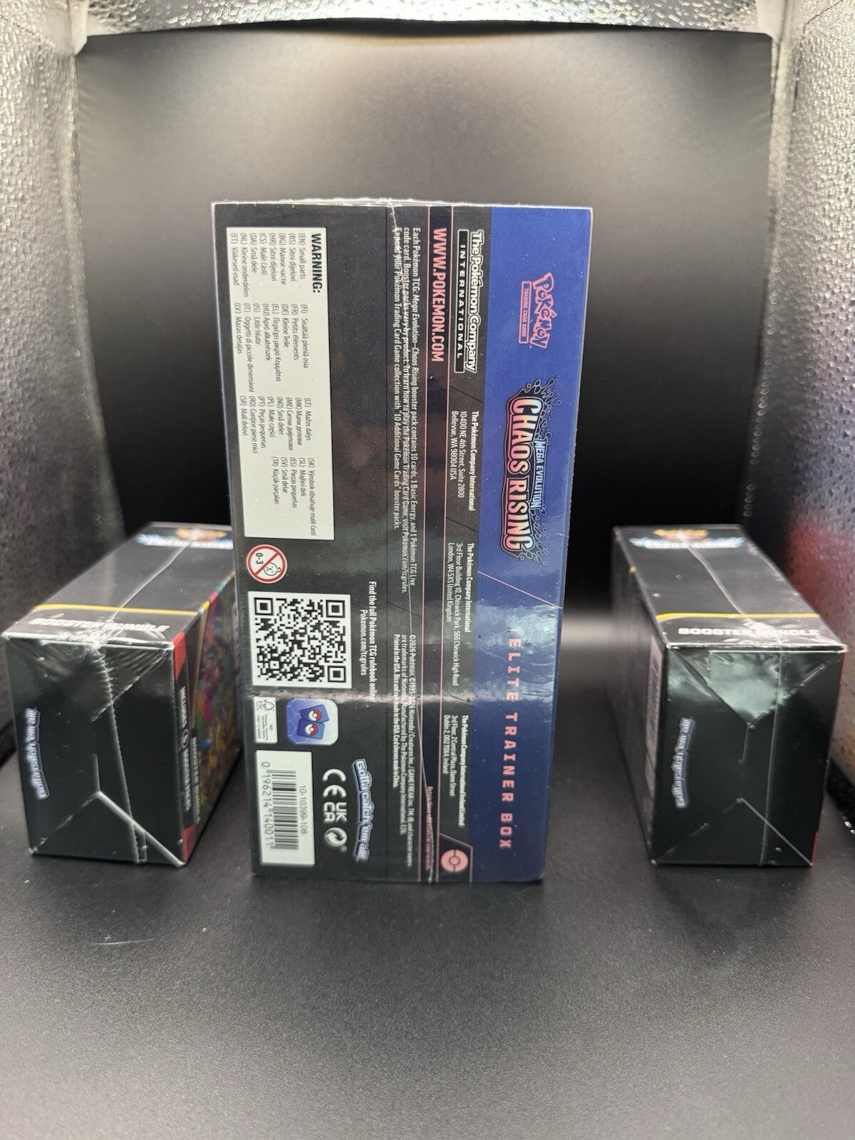 POKEMON TCG CHAOS RISING ELITE TRAINER BOX ETB AND 2 BOOSTER BUNDLE BOX SEALED