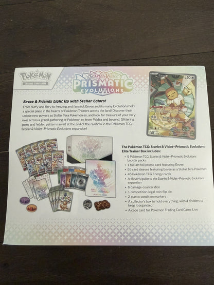 Pokemon TCG Prismatic Evolutions Elite Trainer Box ETB Lot of 3 Sealed
