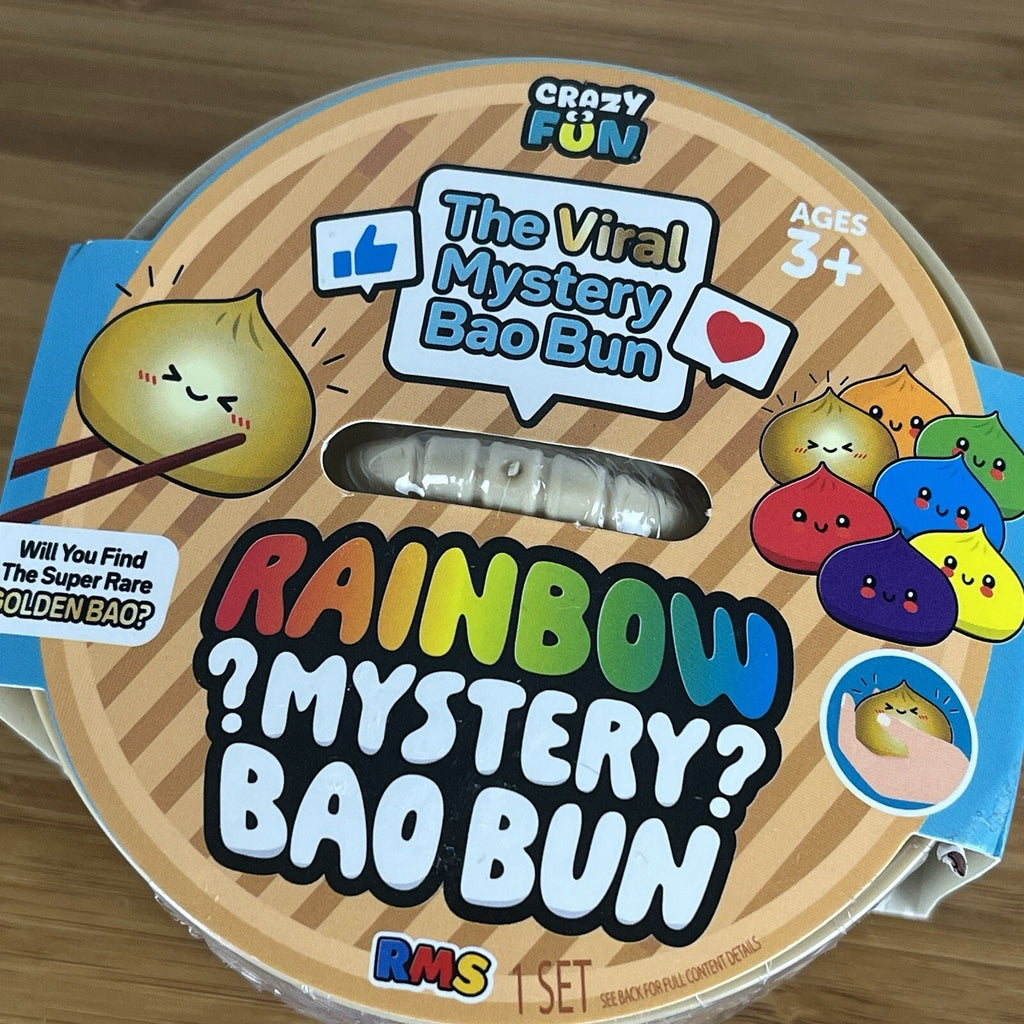 VIRAL Squishy Rainbow Mystery Bao Bun Dumpling Golden Bao Series RMS NEW
