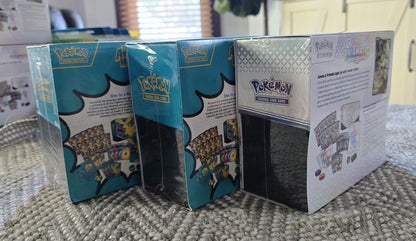 Pokémon TCG Prismatic Evolutions + Ascended Elite Trainer Box ETB Lot of 3