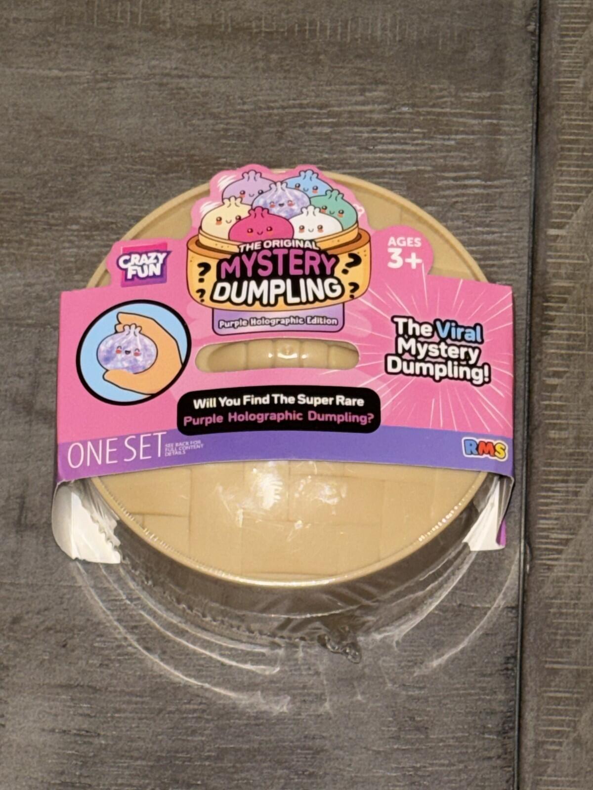 NEW SEALED Crazy Fun® Mystery Purple Ribbon Squishy Bun Set (Styles May Vary)