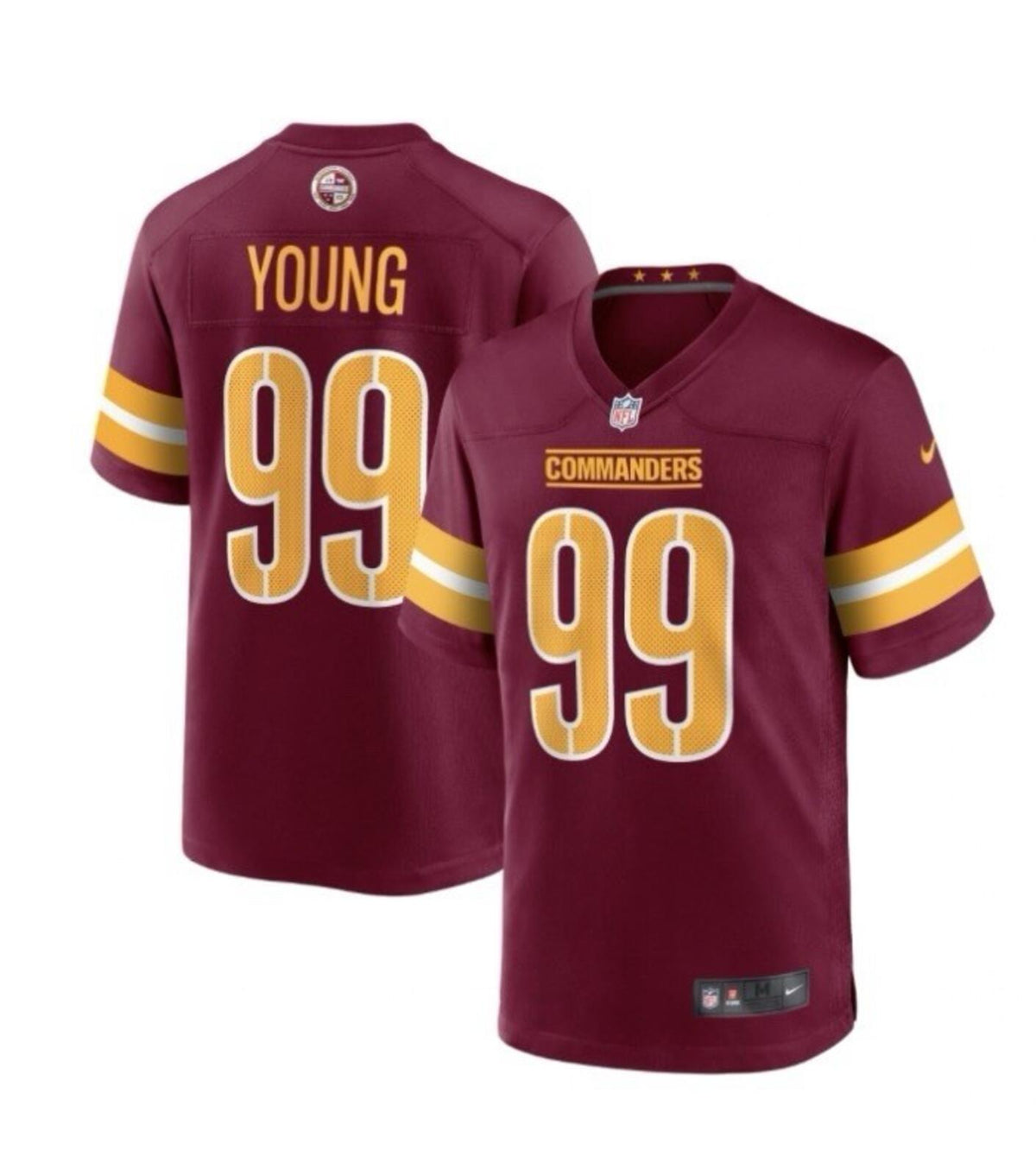 Chase Young Washington Commanders Nike Game Jersey - Burgundy - Mens 3XL