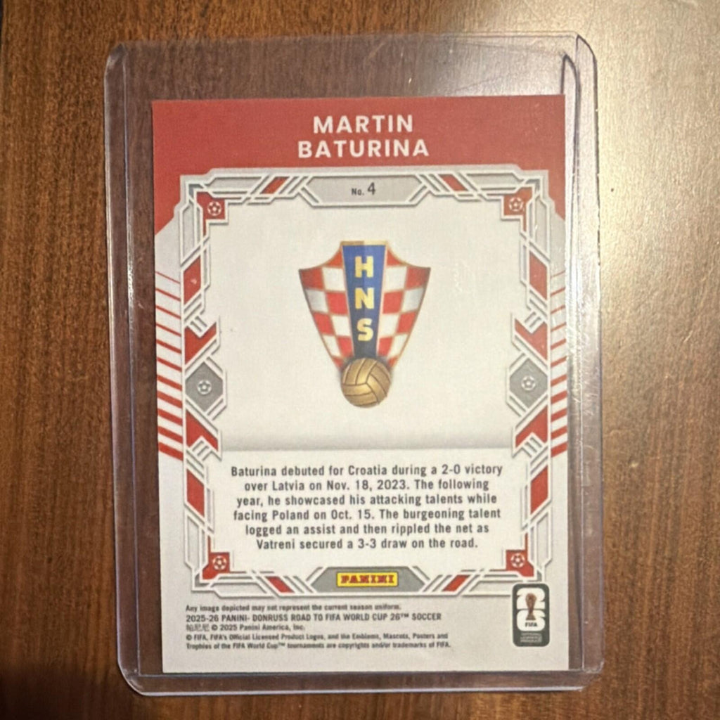 Donruss Elite Series Martin Baturina Croatia Card #4