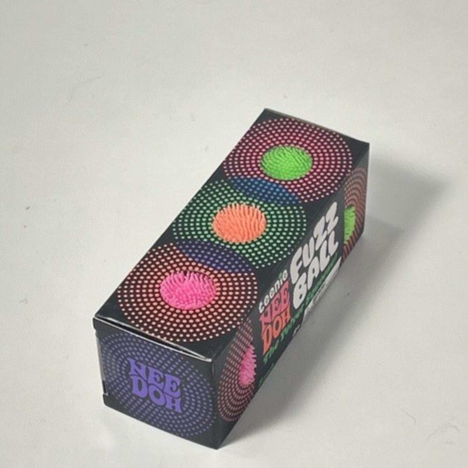 NeeDoh Teenie Fuzz Ball 3 Pack Mini Nee Doh Fuzzball GREEN ORANGE PINK AUTHENTIC