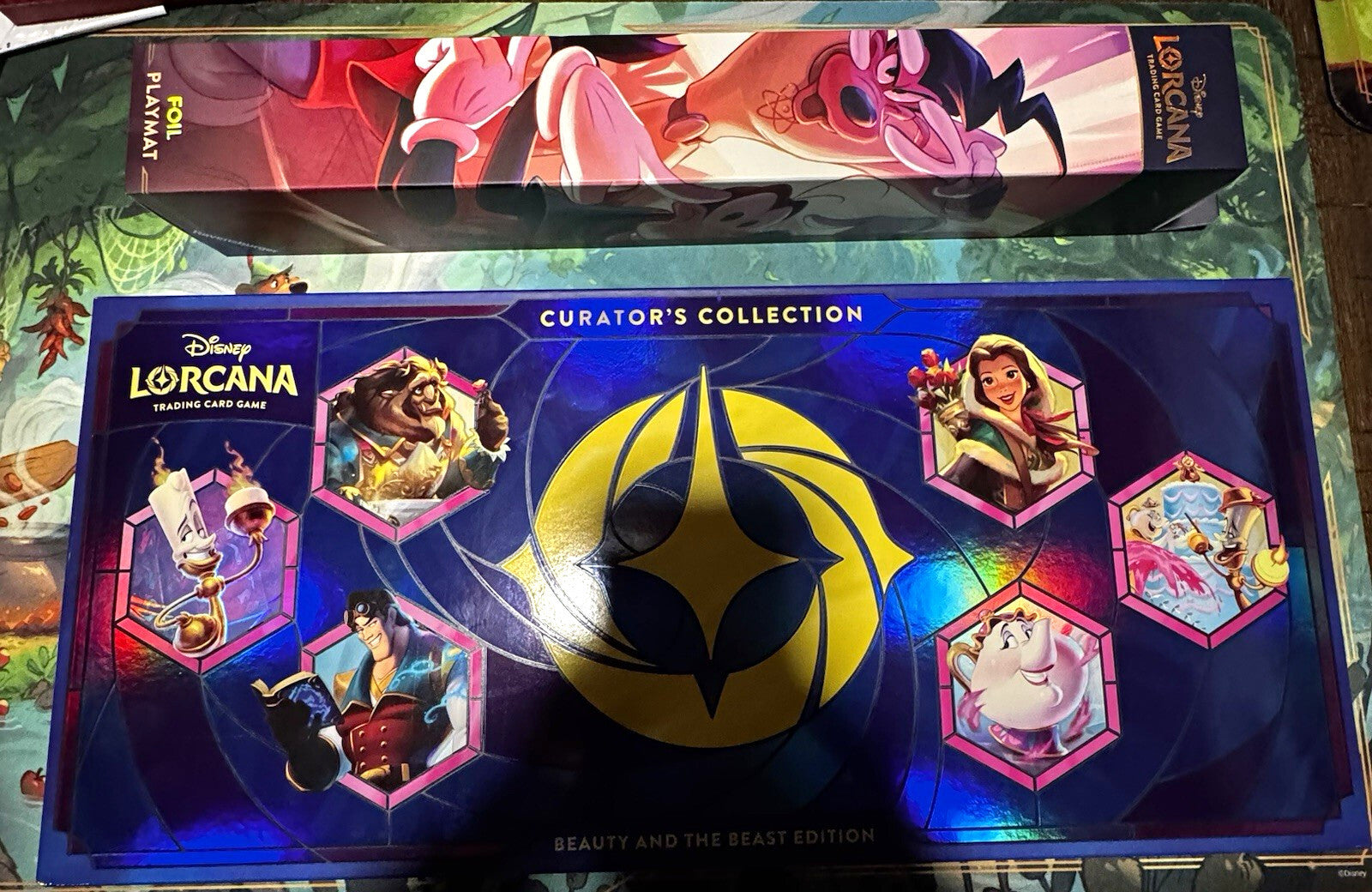 Disney Lorcana Beauty And The Beast Curator's Collection & i2i Foil Pl ...