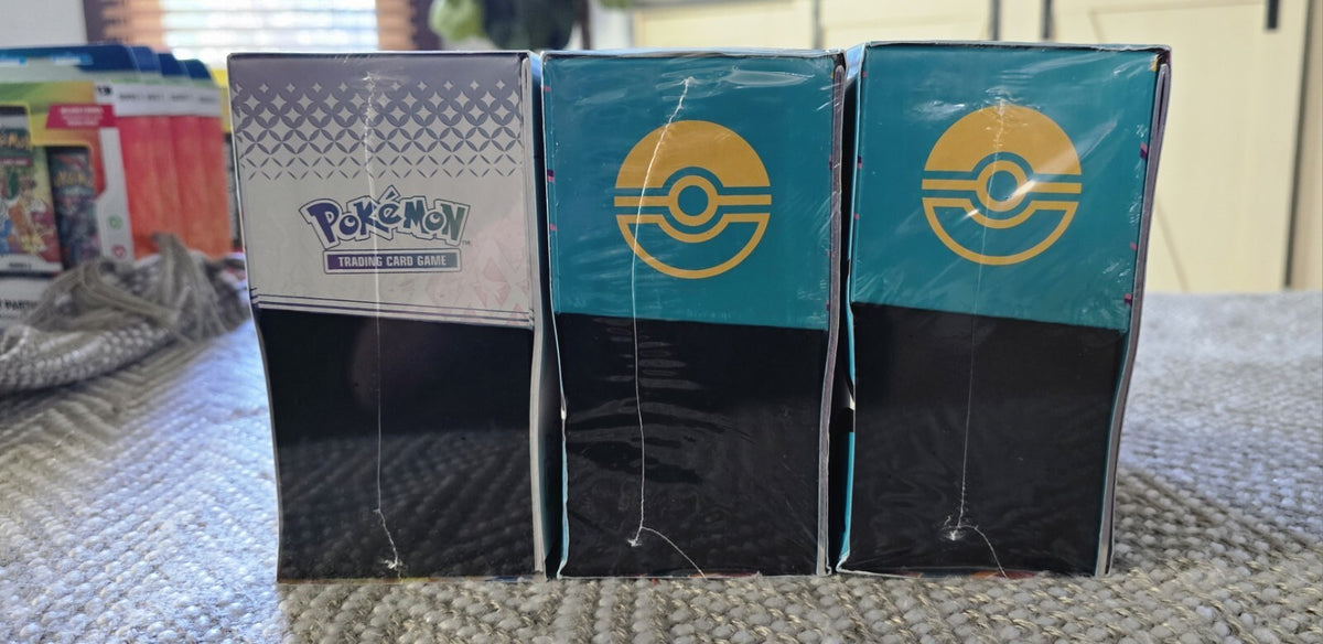 Pokémon TCG Prismatic Evolutions + Ascended Elite Trainer Box ETB Lot of 3