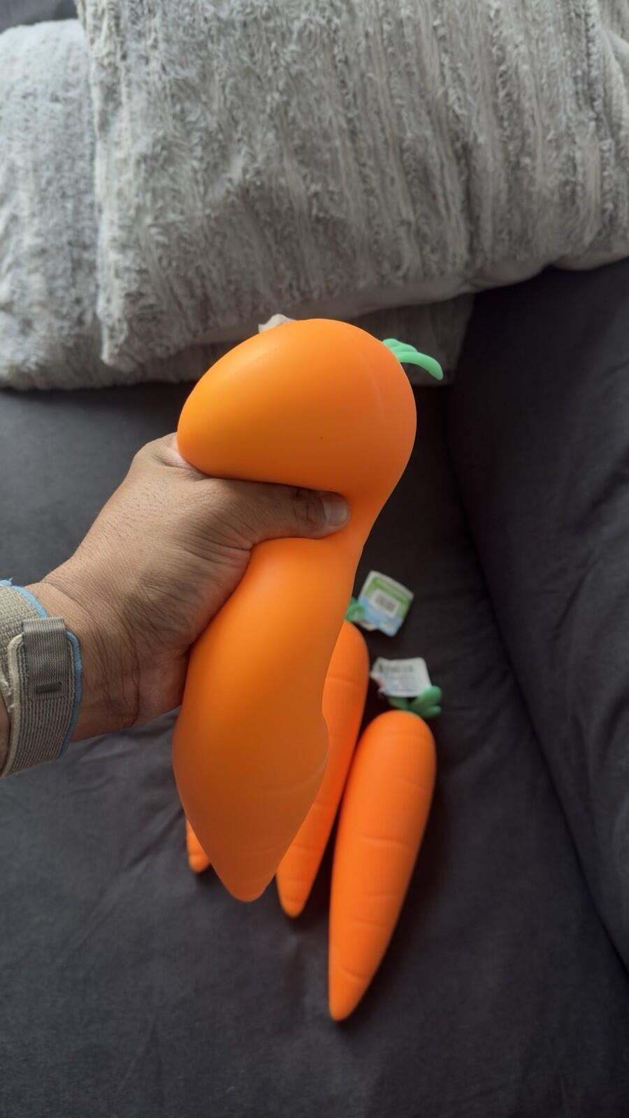VIRAL Sunny Days Jumbo Squeezy Carrot Squishy Sensory Toy