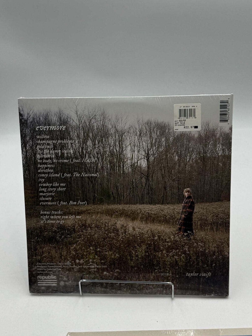 Green Vinyl Edition Evermore Taylor Swift Vinyl 2LP Sealed New.
