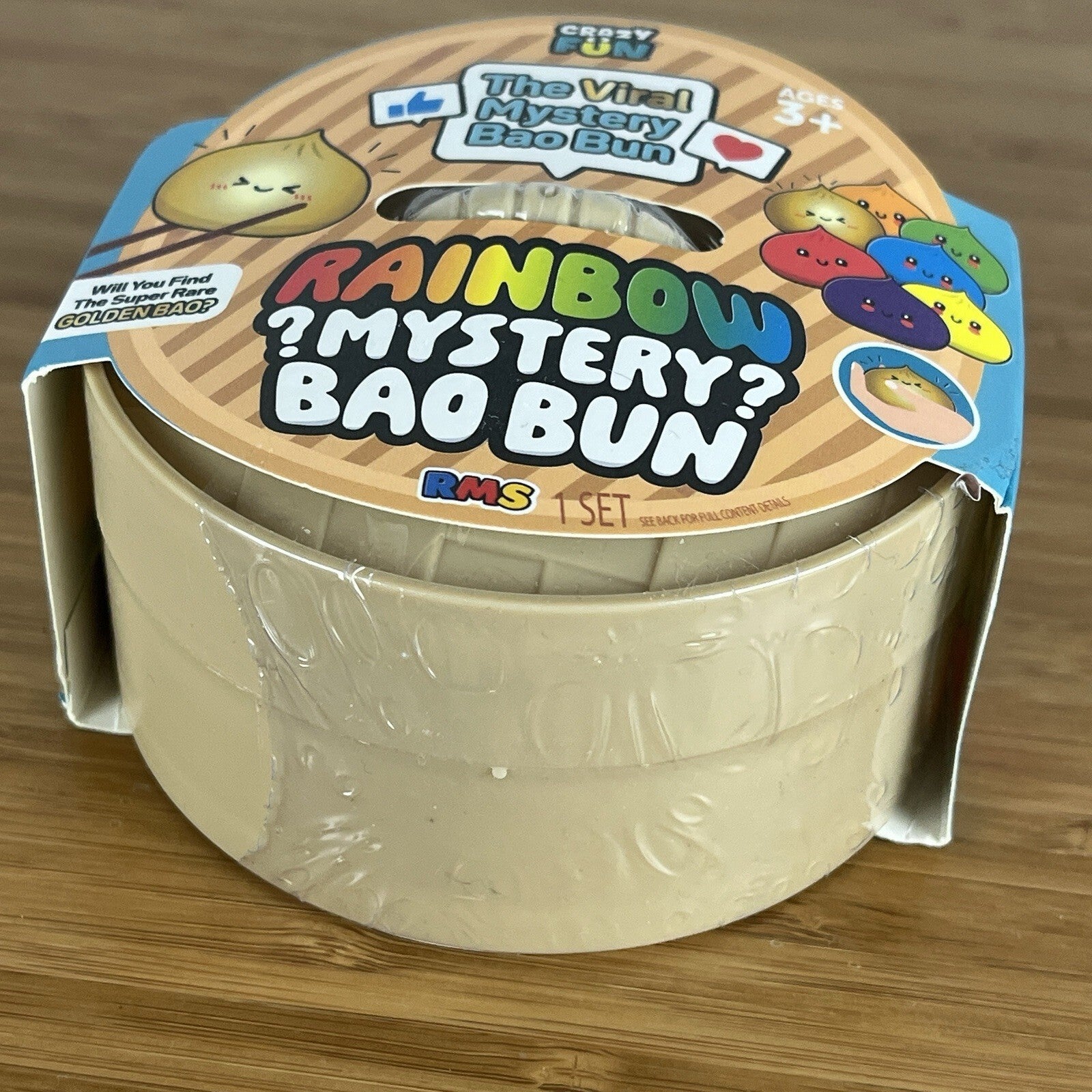 VIRAL Squishy Rainbow Mystery Bao Bun Dumpling Golden Bao Series RMS NEW