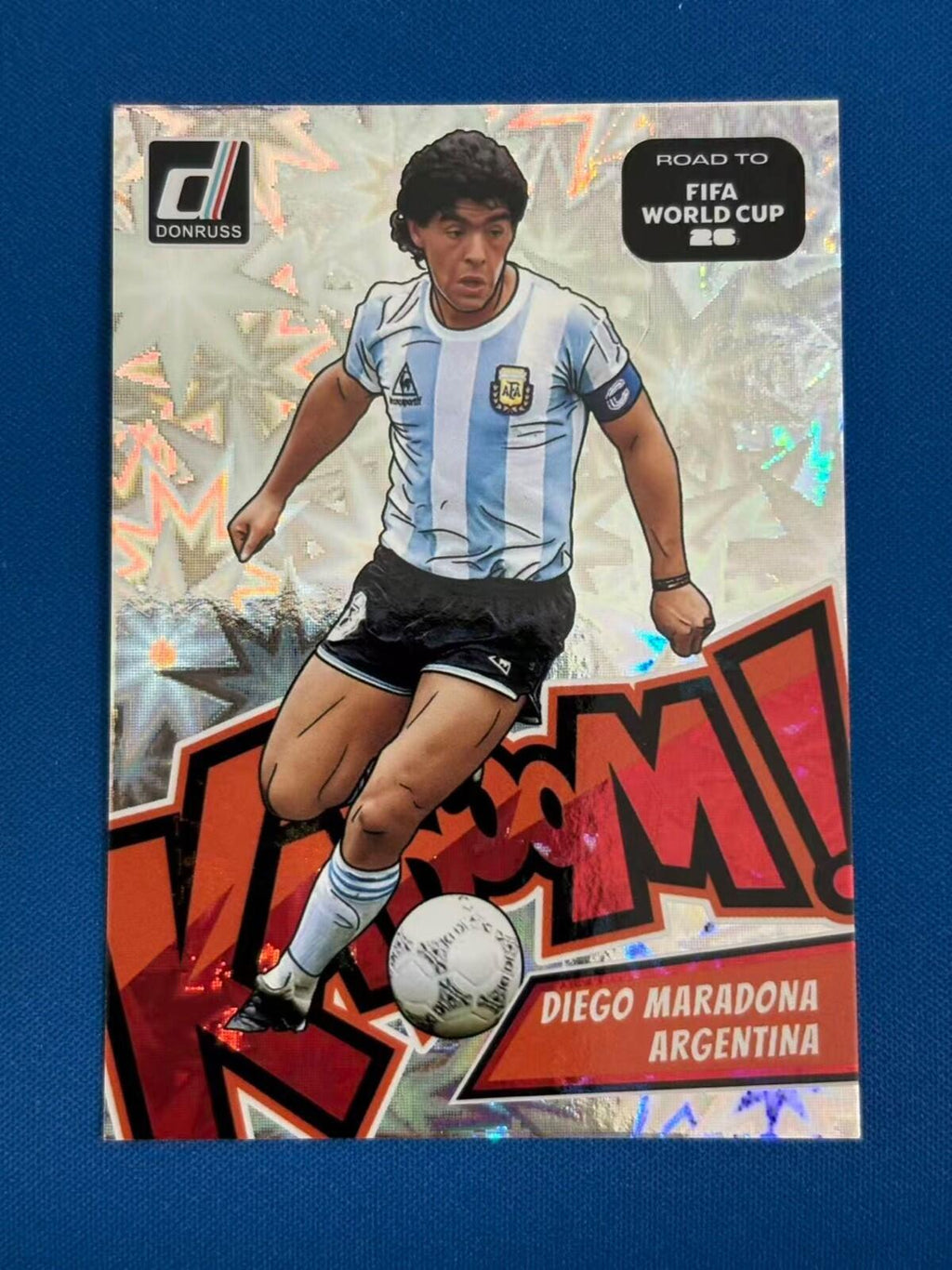 2025-26 Panini Donruss Road to FIFA World Cup Diego Maradona Kaboom! SSP