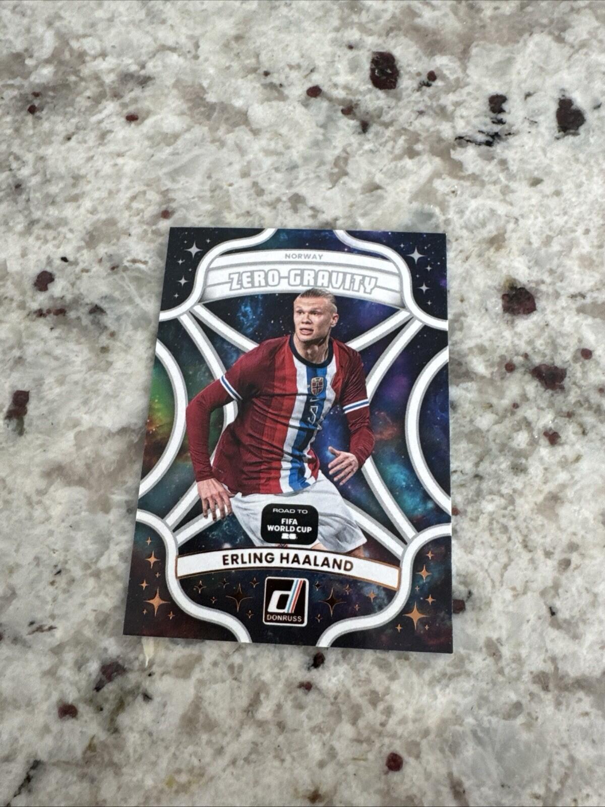 2025-26 Donruss Road To FIFA World Cup Norway Erling Haaland Zero Gravity