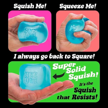 1-3pc NeeDoh Nice Cube -Sensory Squeeze Toy with Super Solid Squish 2.25" Cube