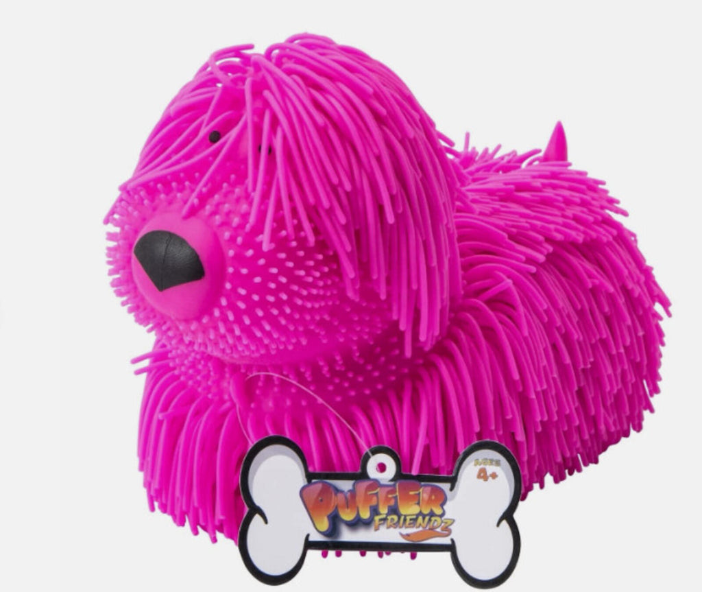 Squishy Puffer Friendz Shag Dog Toy (Styles May Vary)