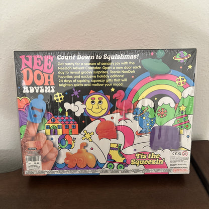 NeeDoh Christmas Advent Calendar 2026 24 Items Multicolor New Sealed AUTHENTIC