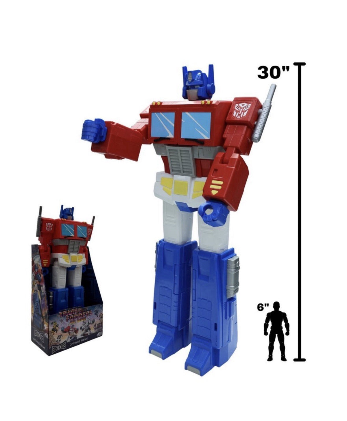 NEW Big-Figs 30" Transformers Optimus Prime Action Figure Target Exclusive