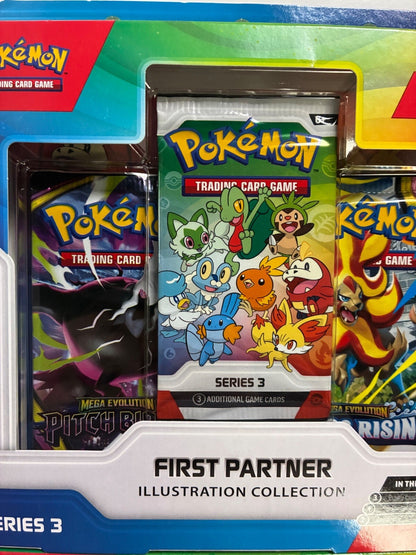Lot of 7 Pokemon TCG First Partner Illustration Collection Series 3 - New Sealed