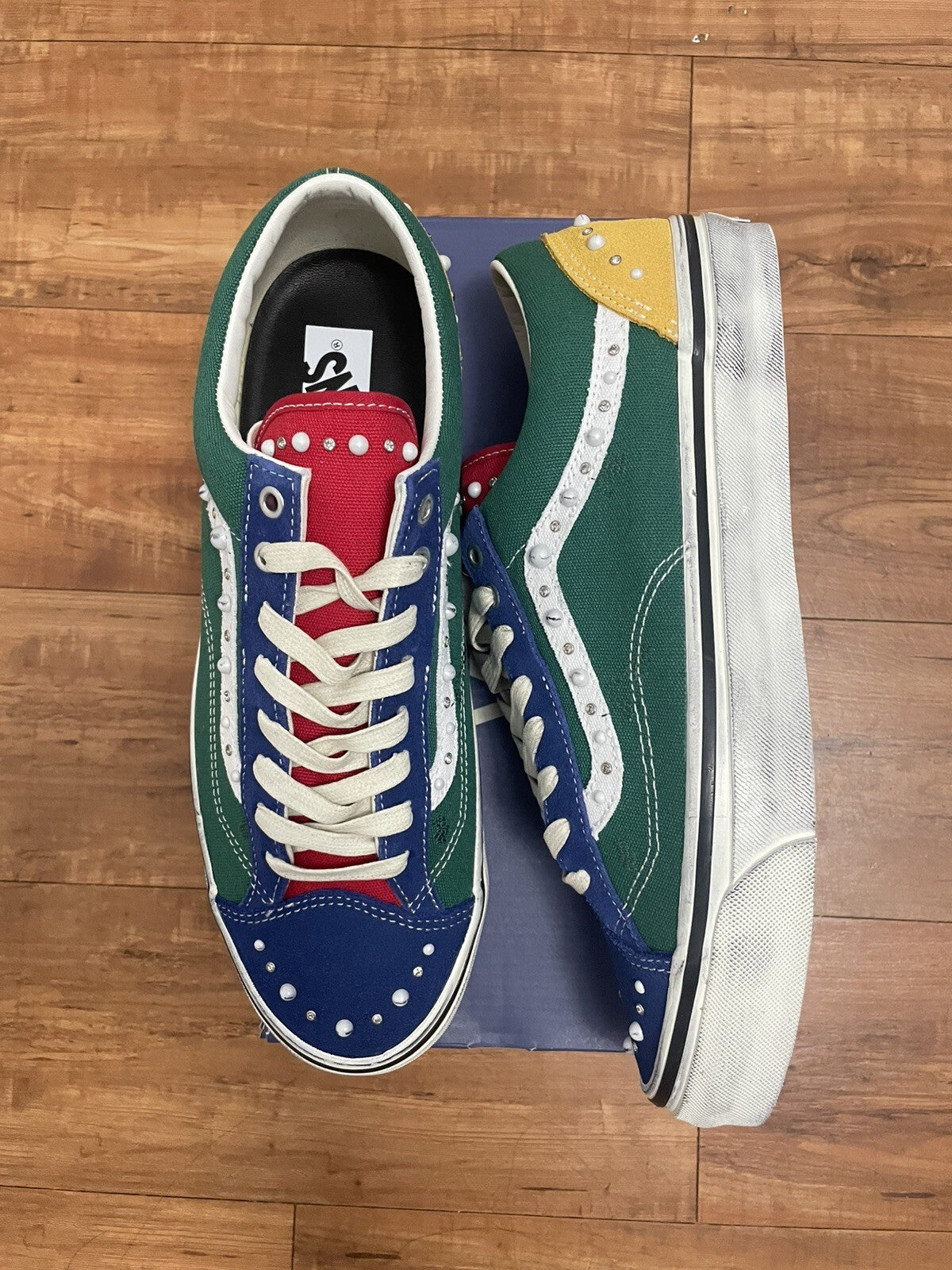 Men’s Size 13 Vans LX Old Skool 36 Pearlized Pack Yacht Club IN HAND
