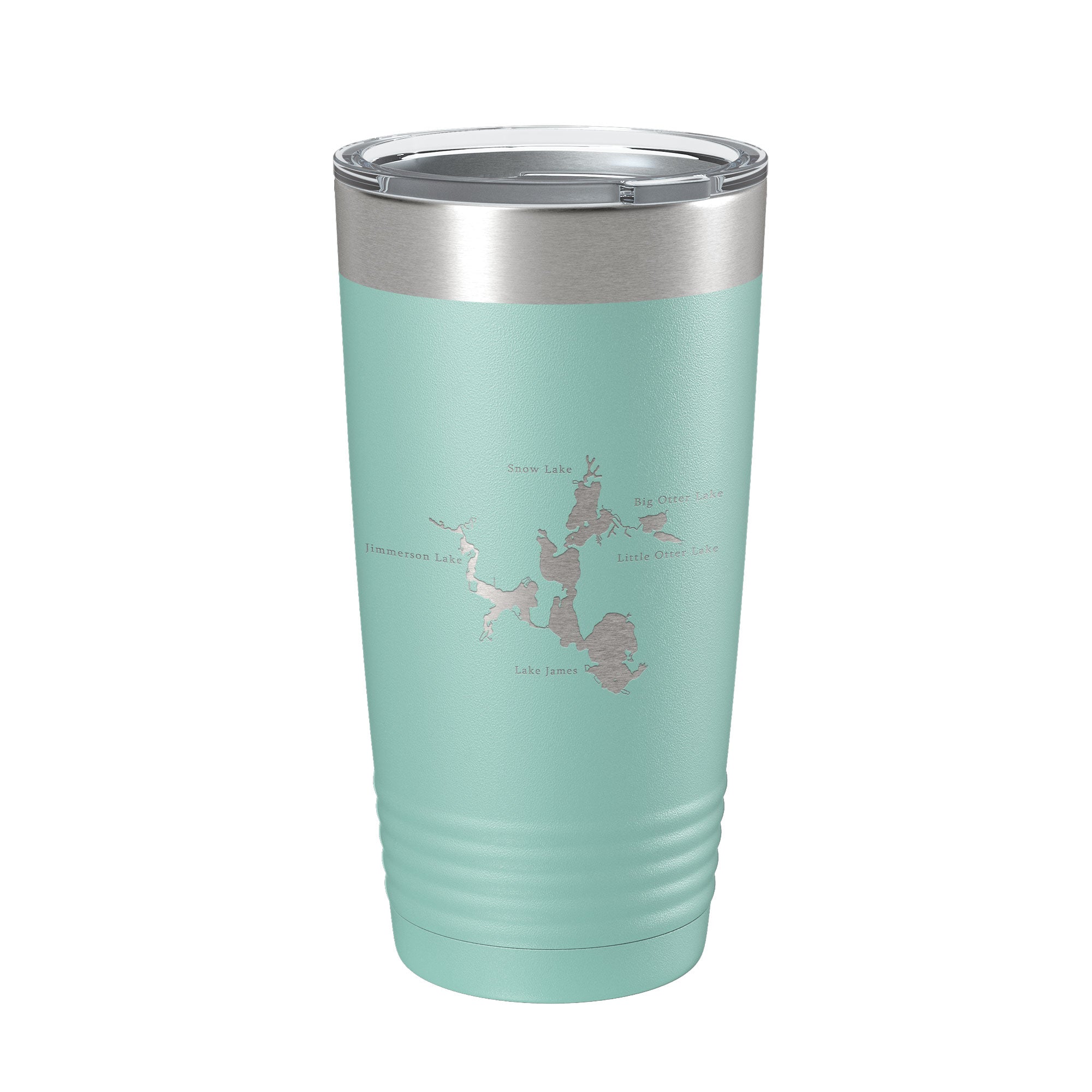 Lake James Snow Lake Jimmerson Lake Map Tumbler Travel Mug Insulated Laser Engraved Coffee Cup Pokagon State Park Indiana 20 oz