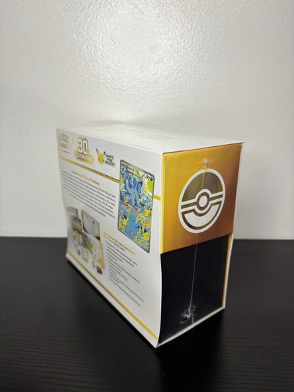 Pokemon 30th Celebration ETB Booster Bundle EX Box and Tech Sticker set